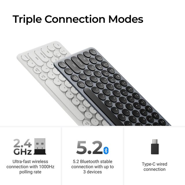 Keychron B5 Pro Ultra-Slim Wireless Keyboard (US ANSI Keyboard)