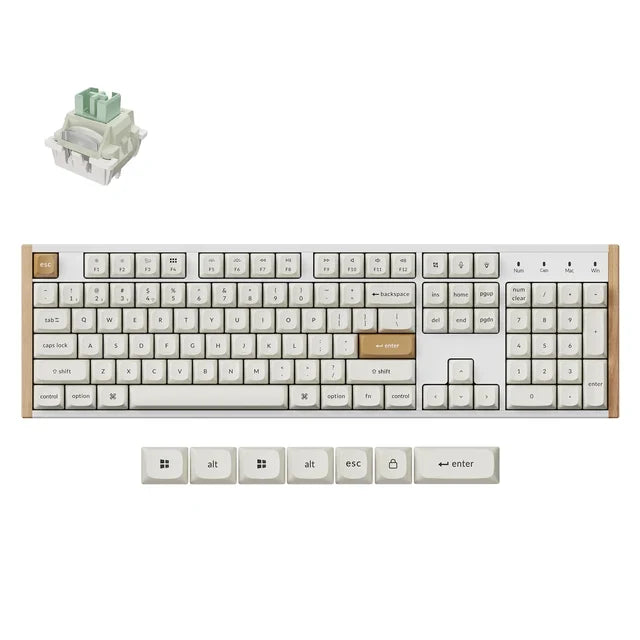 Keychron K10 HE Draadloos Magnetisch Schakeltoetsenbord (US ANSI-indeling)