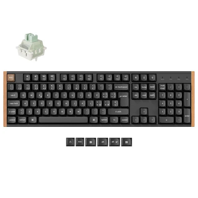 Keychron K10 HE draadloos mechanisch toetsenbord met magnetische switches, ISO-indeling collectie
