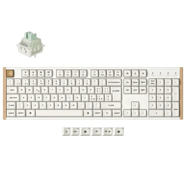 Keychron K10 HE draadloos mechanisch toetsenbord met magnetische switches, ISO-indeling collectie
