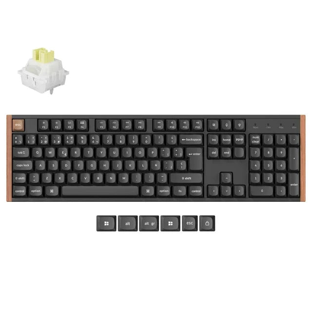 Keychron K10 HE draadloos mechanisch toetsenbord met magnetische switches, ISO-indeling collectie