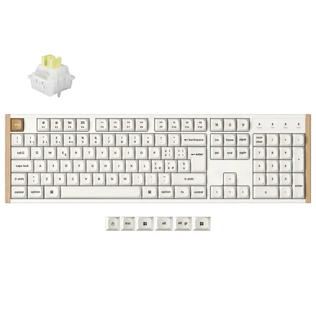Keychron K10 HE draadloos mechanisch toetsenbord met magnetische switches, ISO-indeling collectie