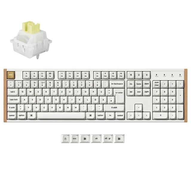 Keychron K10 HE draadloos mechanisch toetsenbord met magnetische switches, ISO-indeling collectie