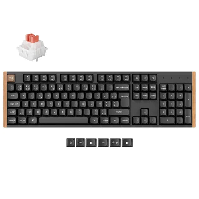 Keychron K10 HE draadloos mechanisch toetsenbord met magnetische switches, ISO-indeling collectie