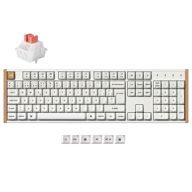Keychron K10 HE draadloos mechanisch toetsenbord met magnetische switches, ISO-indeling collectie