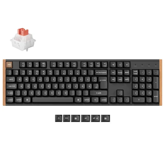 Keychron K10 HE draadloos mechanisch toetsenbord met magnetische switches, ISO-indeling collectie