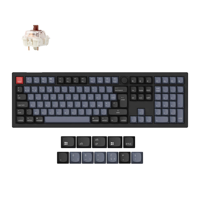 Keychron V6 Max QMK Draadloos Aangepast Mechanisch Toetsenbord ISO-indeling Collectie
