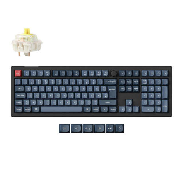 Keychron V6 Max QMK Draadloos Aangepast Mechanisch Toetsenbord ISO-indeling Collectie