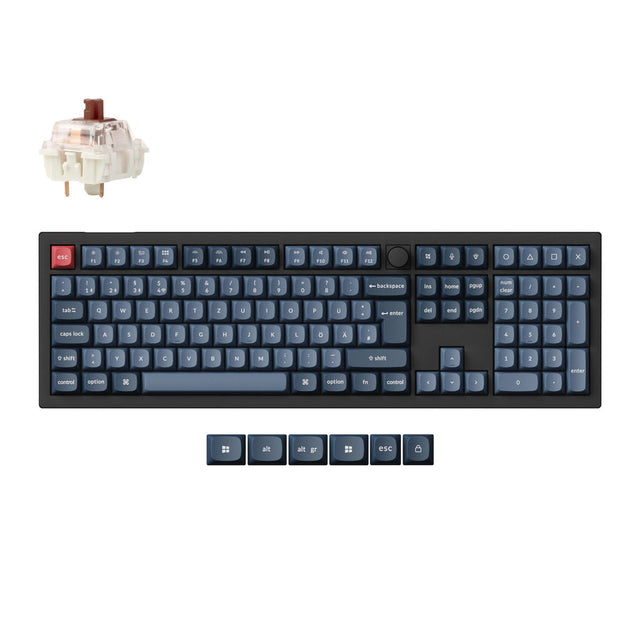 Keychron V6 Max QMK Draadloos Aangepast Mechanisch Toetsenbord ISO-indeling Collectie