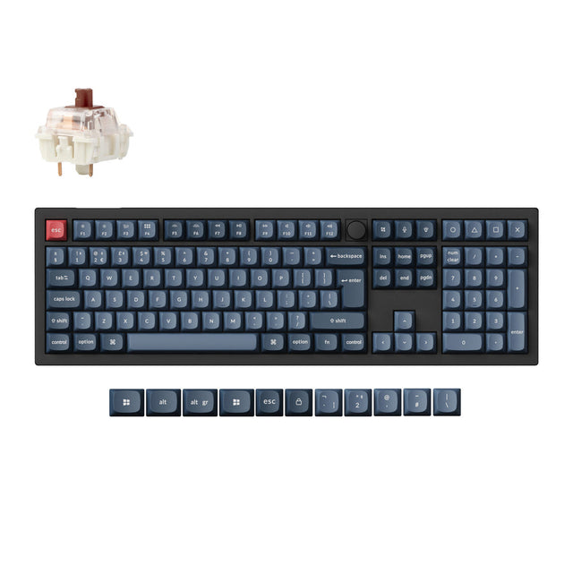 Keychron V6 Max QMK Draadloos Aangepast Mechanisch Toetsenbord ISO-indeling Collectie