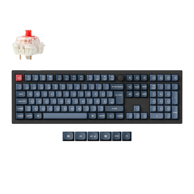Keychron V6 Max QMK Draadloos Aangepast Mechanisch Toetsenbord ISO-indeling Collectie