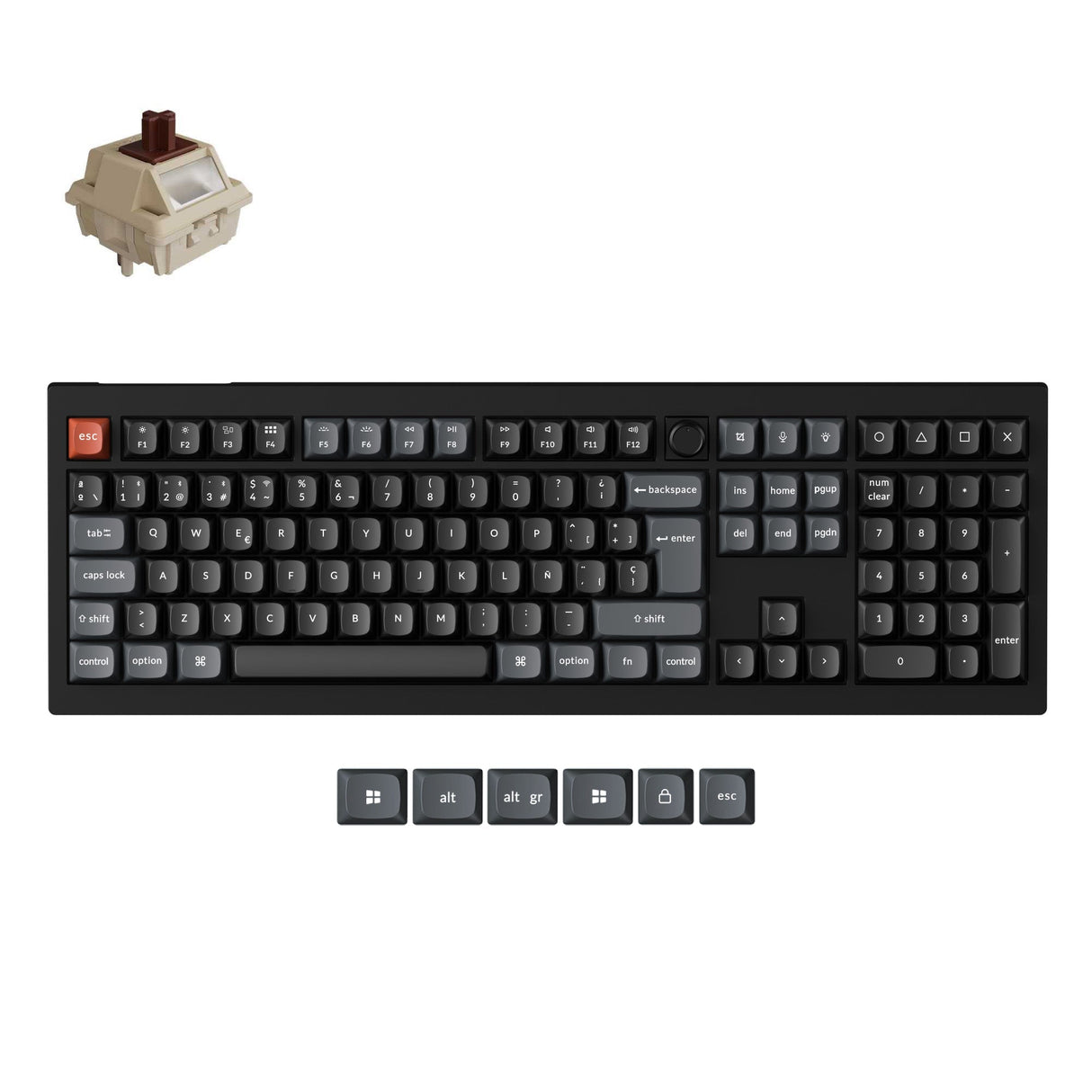 Keychron V6 Ultra 8K Draadloos Aangepast Mechanisch Toetsenbord ISO-indeling Collectie