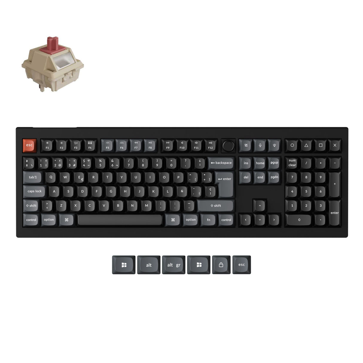 Keychron V6 Ultra 8K Draadloos Aangepast Mechanisch Toetsenbord ISO-indeling Collectie