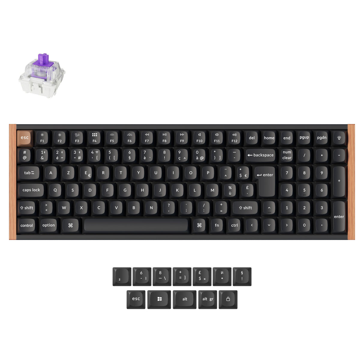 Keychron K4 HE Draadloos Magnetisch Schakelaar Aangepast Toetsenbord ISO-indeling Collectie