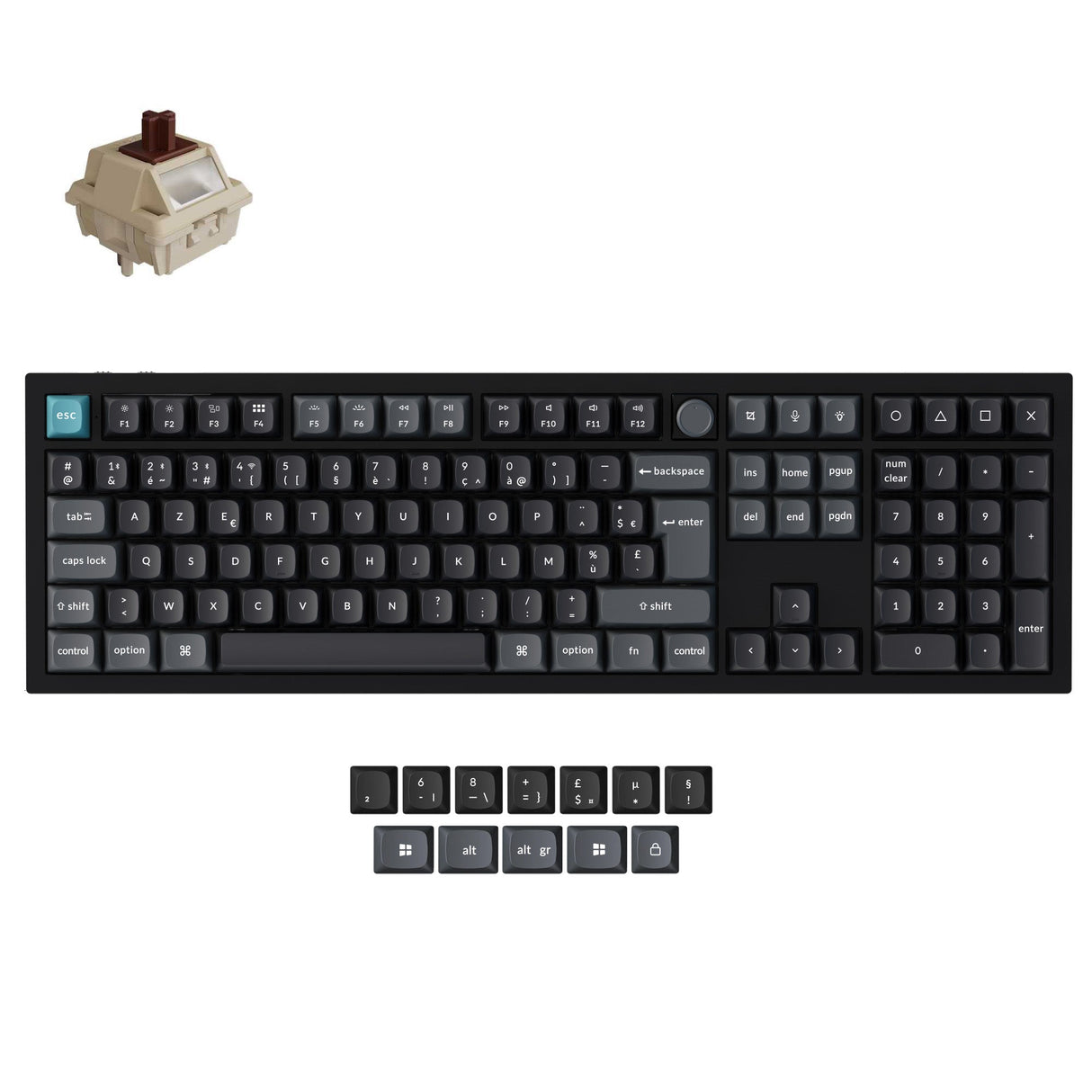 Keychron Q6 Ultra 8K Draadloos Aangepast Mechanisch Toetsenbord ISO-indeling Collectie