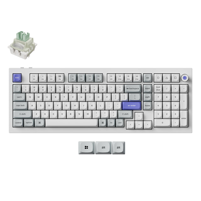 Keychron Q5 HE 8K Bedraad Magnetisch Schakeltoetsenbord (US ANSI-indeling)