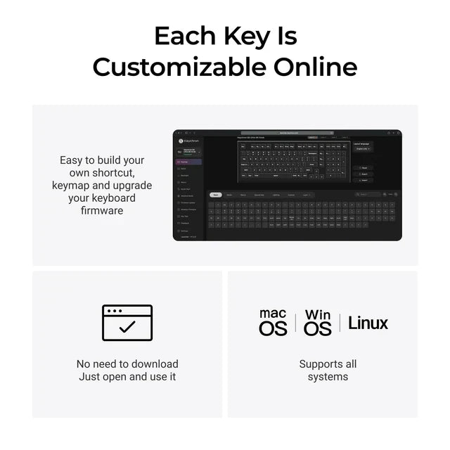 Keychron Q5 Ultra 8K Wireless Custom Mechanical ISO Layout Keyboard