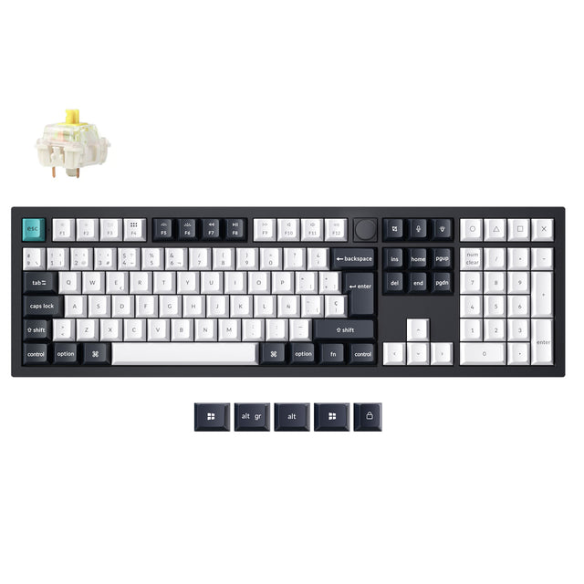 Keychron Q6 Max QMK/VIA Wireless Custom Mechanical Keyboard ISO Layout Collection