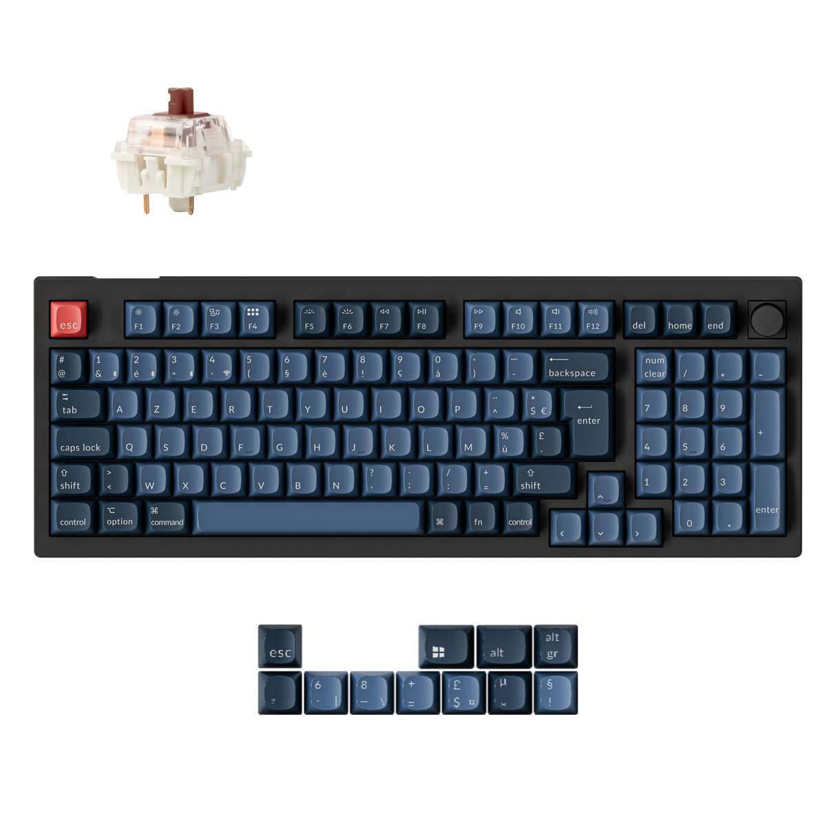 Keychron V5 Max QMK Draadloos Aangepast Mechanisch Toetsenbord ISO-indeling Collectie