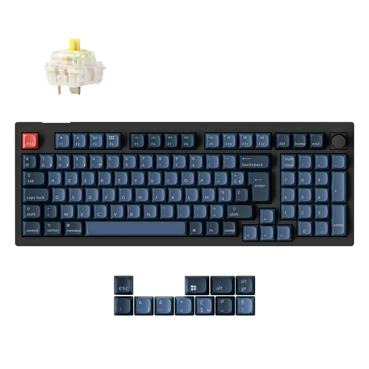 Keychron V5 Max QMK Draadloos Aangepast Mechanisch Toetsenbord ISO-indeling Collectie