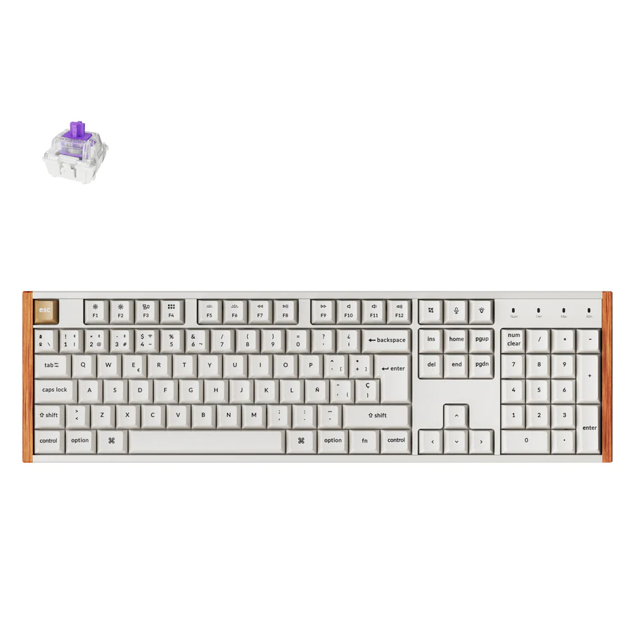 Keychron K10 HE draadloos mechanisch toetsenbord met magnetische switches, ISO-indeling collectie