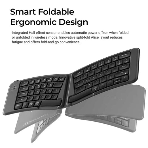 Keychron B11 Pro Ultra-Dun Draadloos Opvouwbaar Toetsenbord (US ANSI Toetsenbord)
