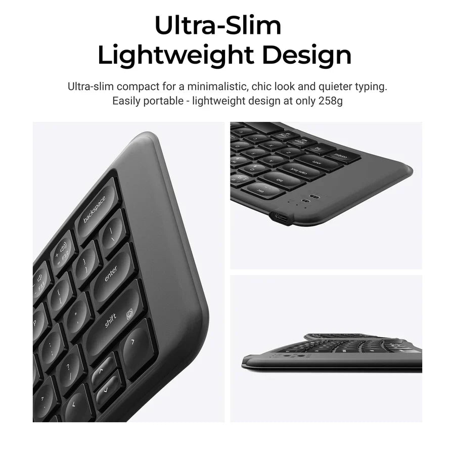 Keychron B11 Pro Ultra-Slim Wireless Foldable Keyboard (US ANSI Keyboard)