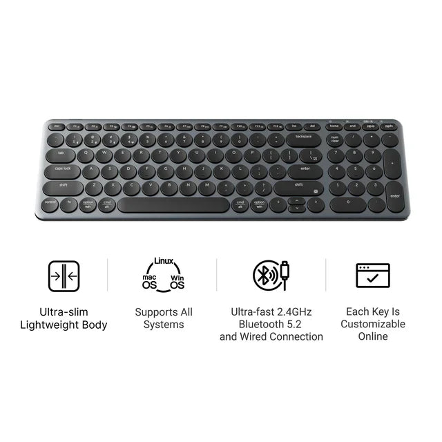 Keychron B4 Pro Ultra-Slim Wireless Keyboard
