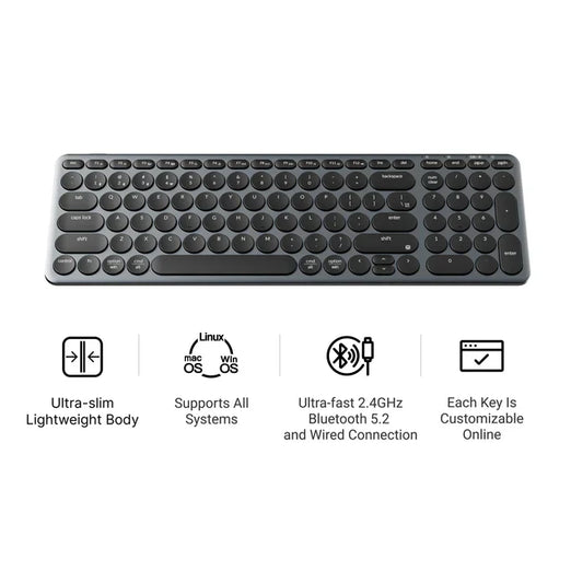 Keychron B4 Pro Ultra-Dun Draadloos Toetsenbord