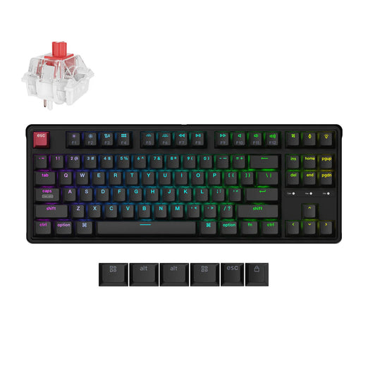 Keychron C3 Pro 8K QMK Bedraad Aangepast Mechanisch Toetsenbord (US ANSI-indeling)
