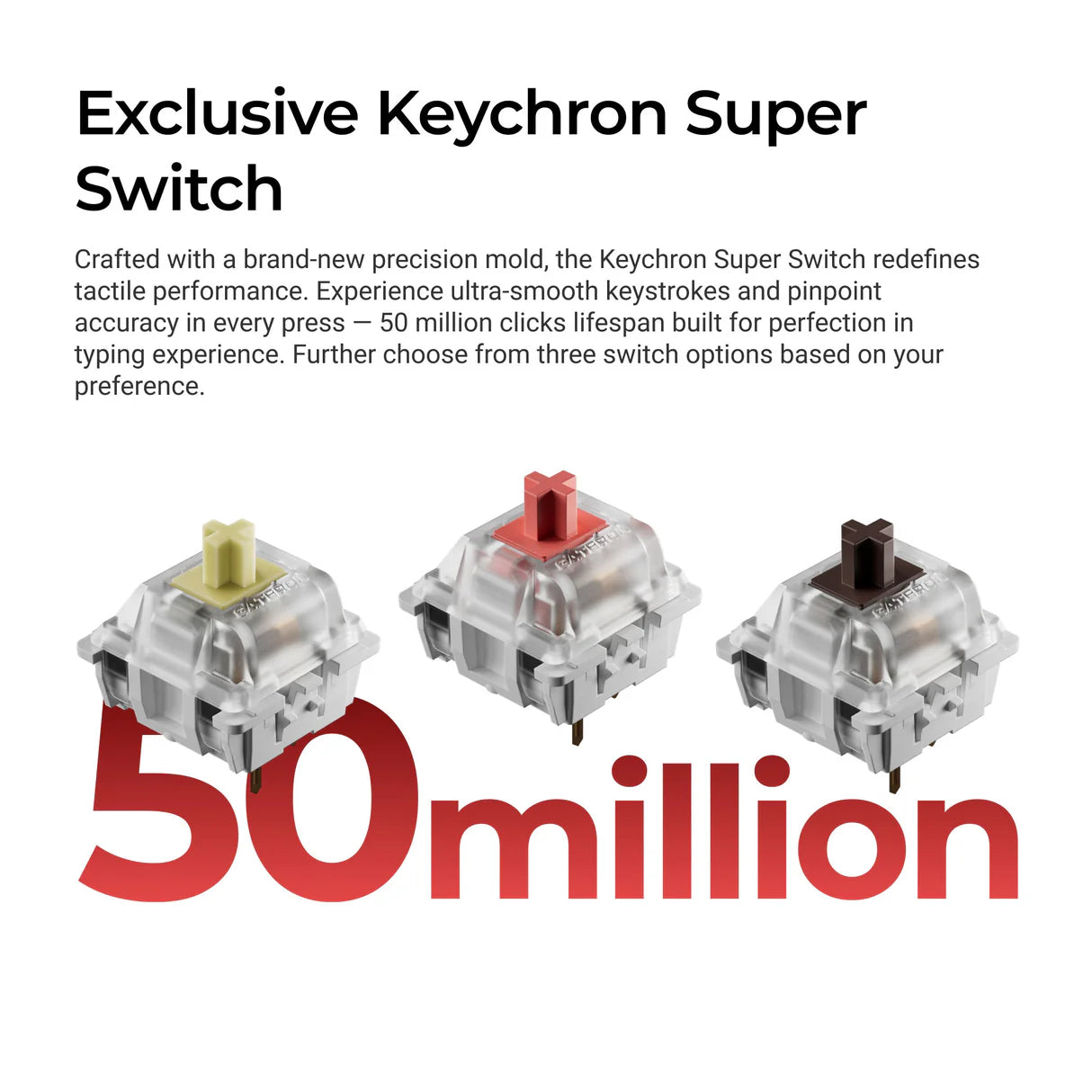 Keychron C3 Pro 8K QMK Bedraad Aangepast Mechanisch Toetsenbord (US ANSI-indeling)
