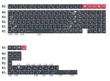 Cosmic Galaxy - Cherry Profile Dye-Sub PBT Full Keycap Set