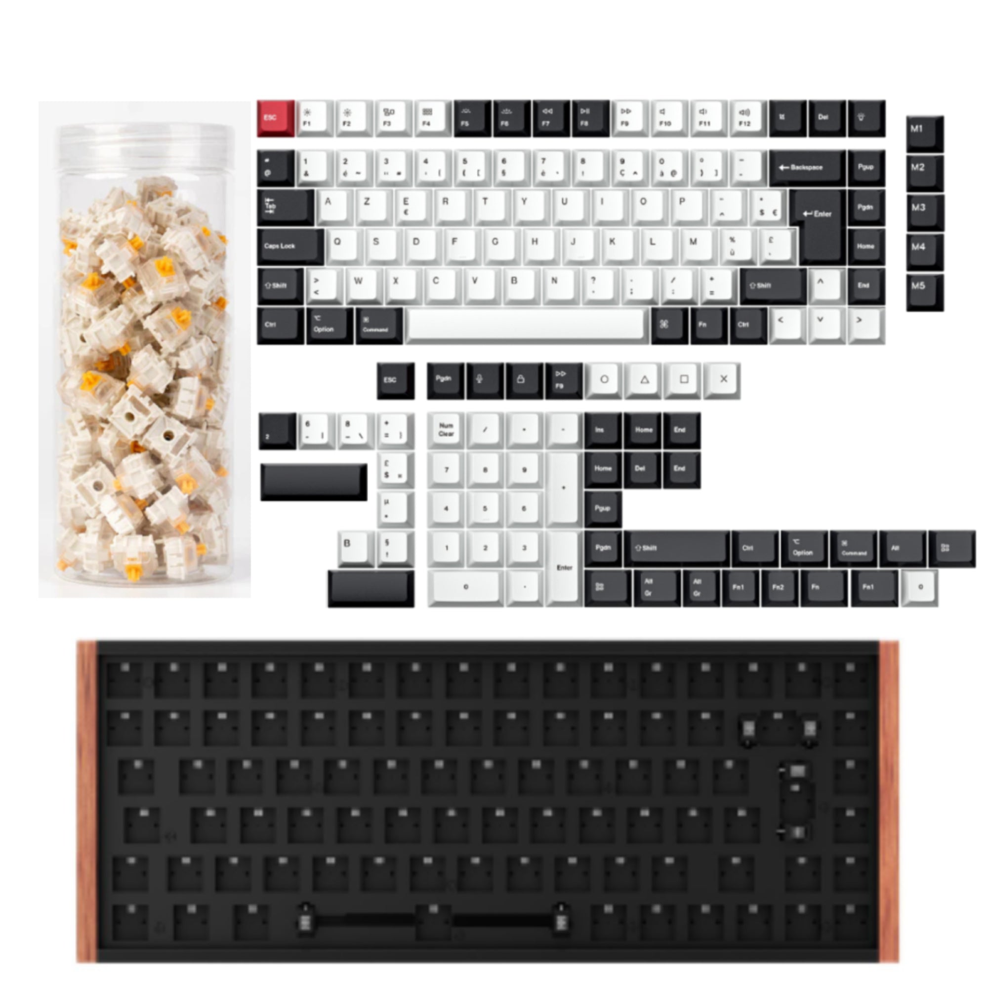 Keychron K2 HE Draadloos Magnetisch Schakelaar Aangepast Toetsenbord ISO-indeling Collectie