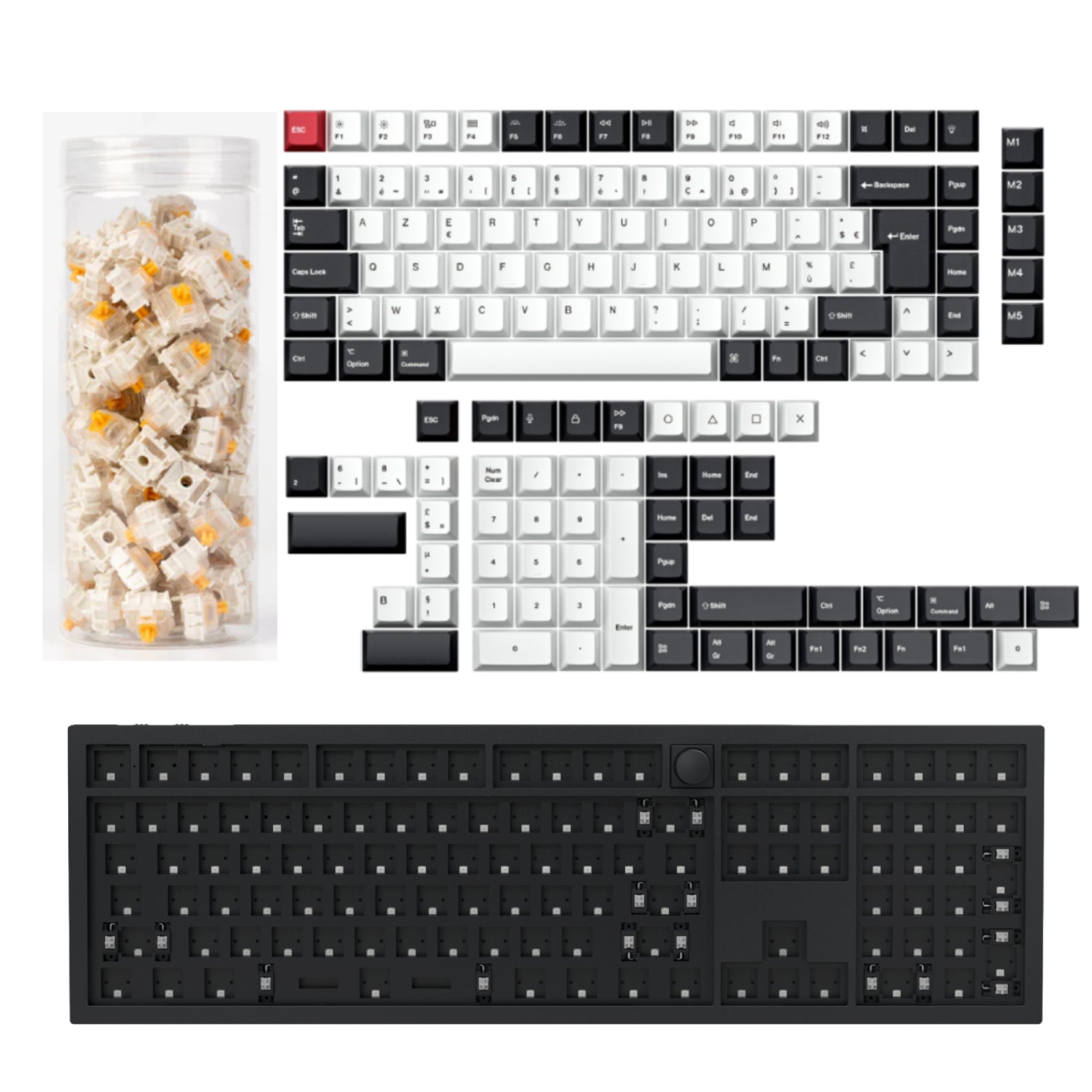 Keychron Q6 HE QMK Draadloos Aangepast Toetsenbord ISO-indeling Collectie