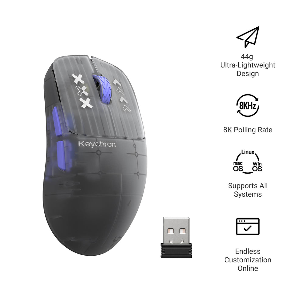 Keychron G3 Ultra Licht Draadloze Muis