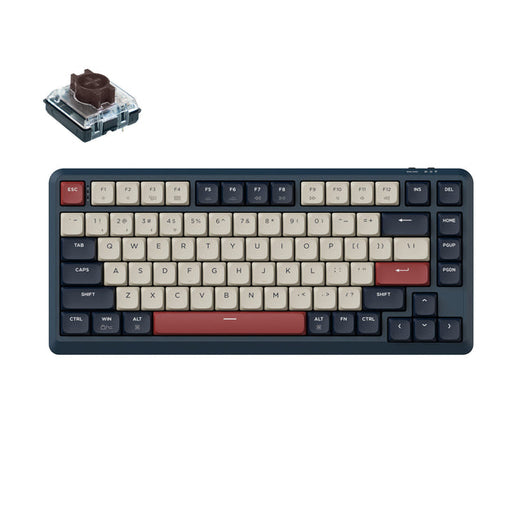Keychron J1 QMK Draadloos Mechanisch Toetsenbord (US ANSI-indeling)