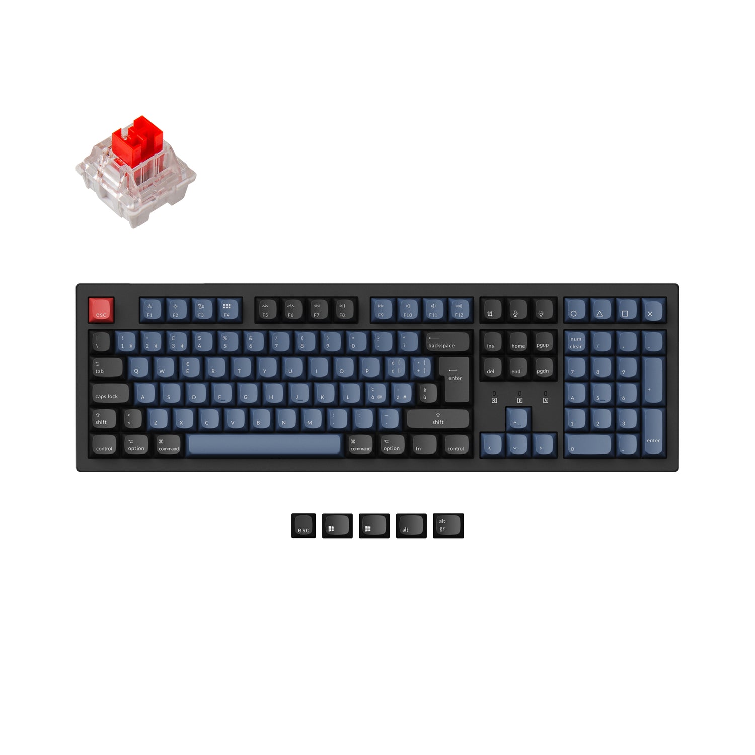 Keychron K10 Pro QMK/VIA Draadloos Mechanisch Toetsenbord ISO-indeling Collectie