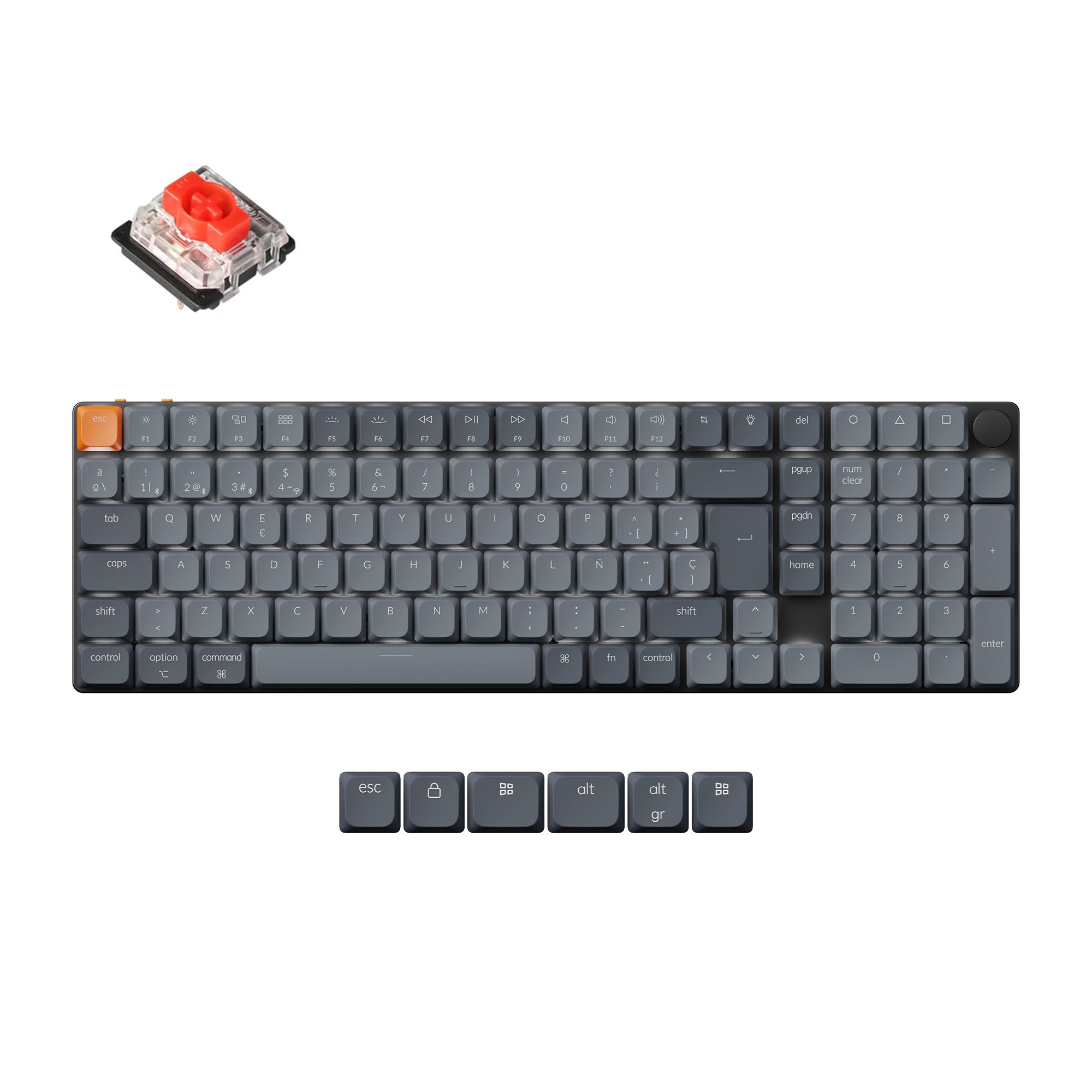 Keychron K17 Max QMK Draadloos Aangepast Mechanisch Toetsenbord ISO-indeling Collectie