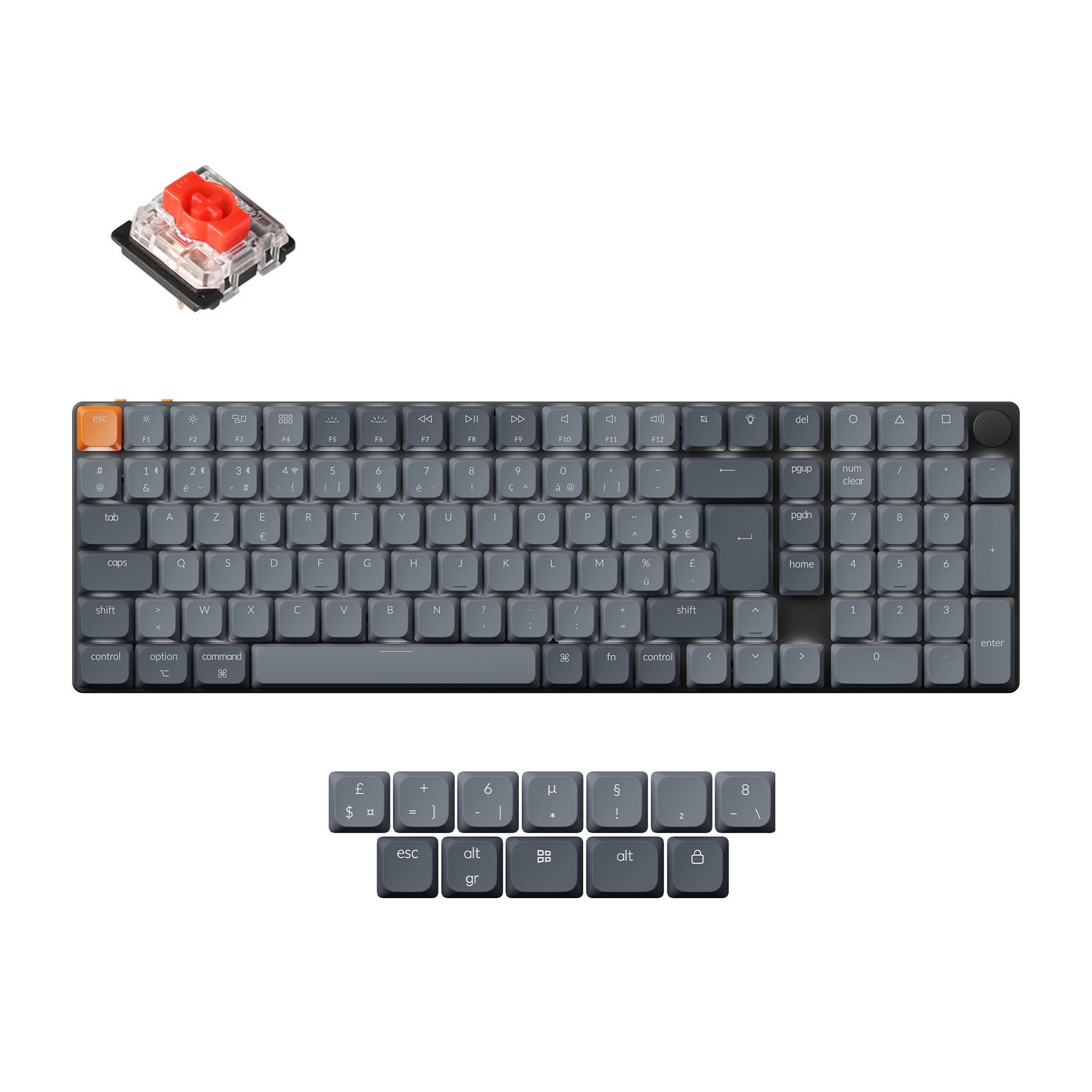 Keychron K17 Max QMK Draadloos Aangepast Mechanisch Toetsenbord ISO-indeling Collectie