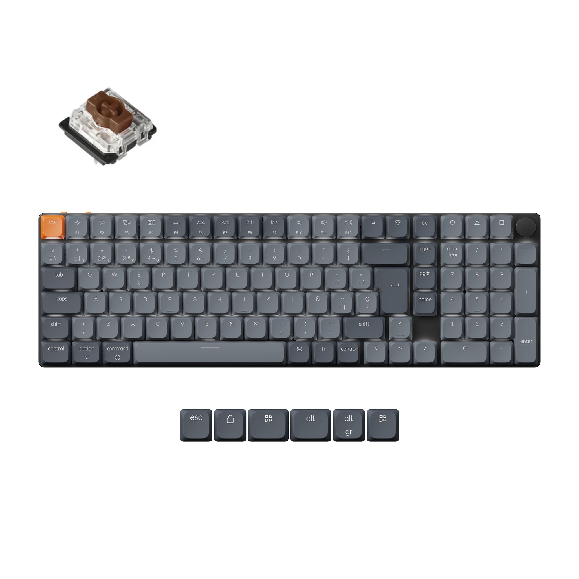 Keychron K17 Max QMK Draadloos Aangepast Mechanisch Toetsenbord ISO-indeling Collectie