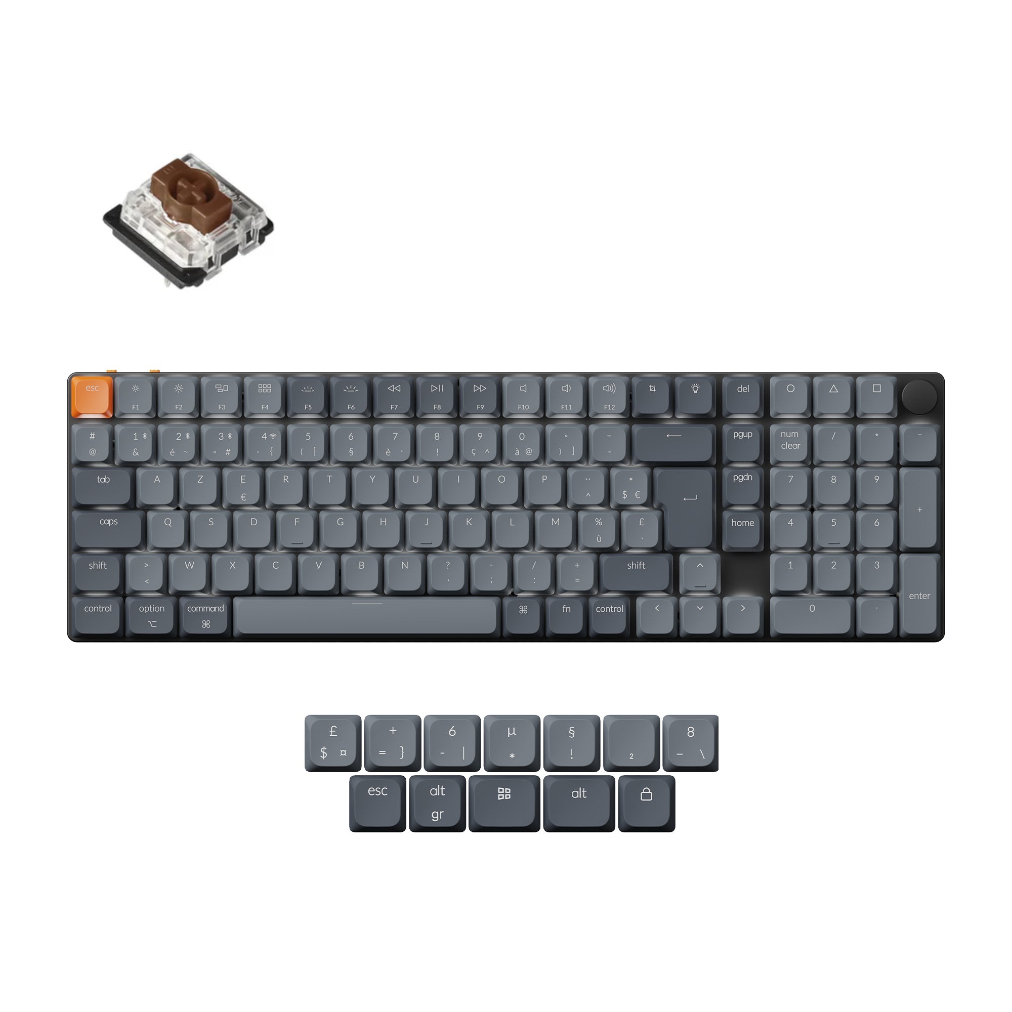 Keychron K17 Max QMK Draadloos Aangepast Mechanisch Toetsenbord ISO-indeling Collectie