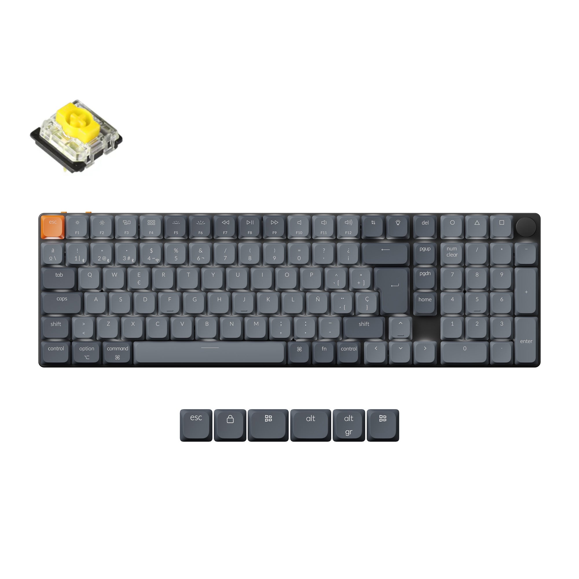 Keychron K17 Max QMK Draadloos Aangepast Mechanisch Toetsenbord ISO-indeling Collectie