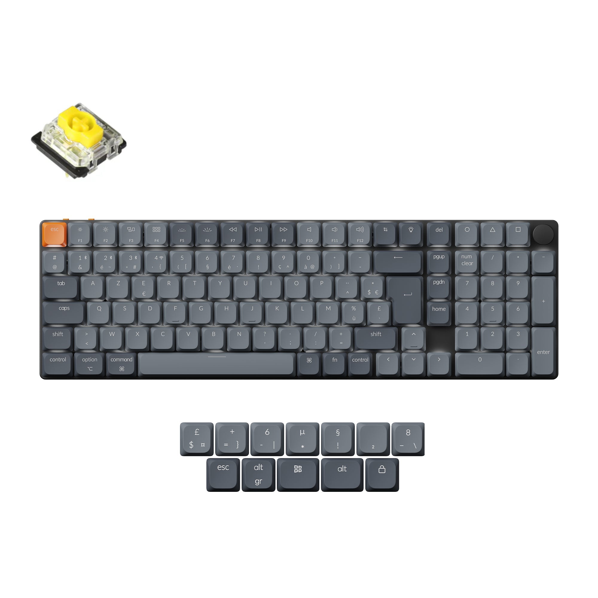 Keychron K17 Max QMK Draadloos Aangepast Mechanisch Toetsenbord ISO-indeling Collectie