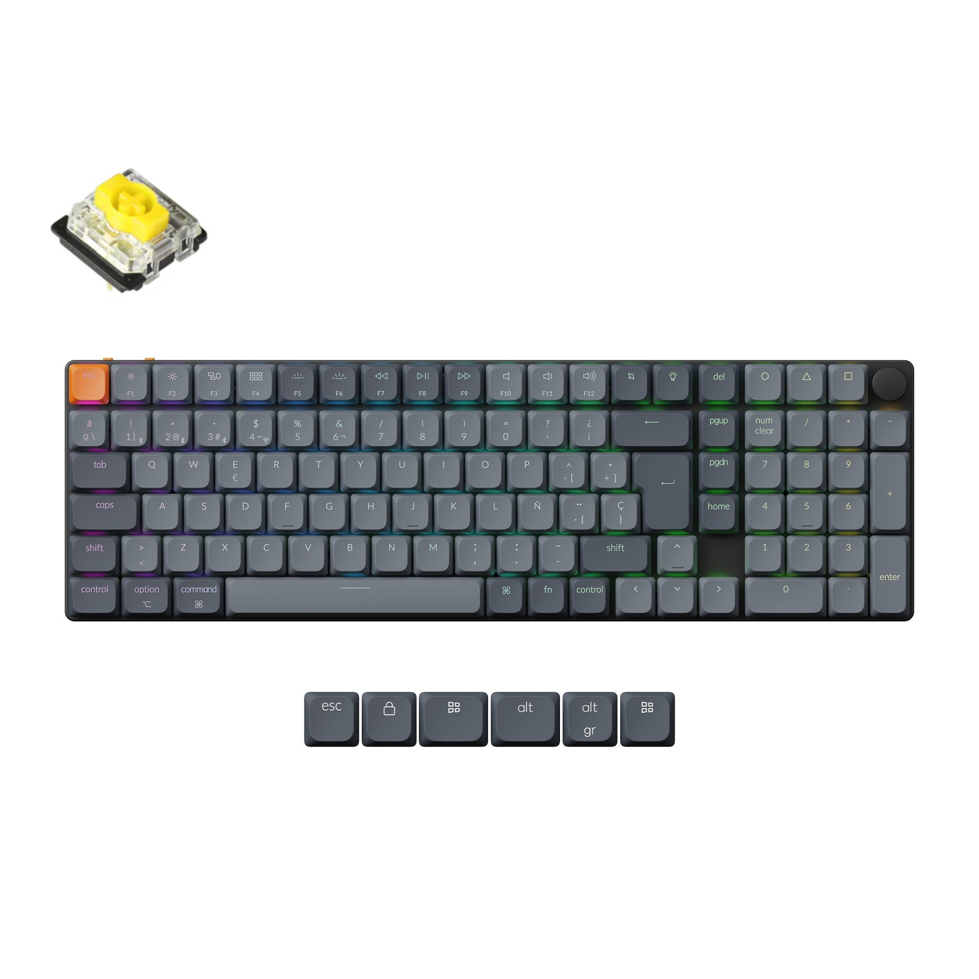 Keychron K17 Max QMK Draadloos Aangepast Mechanisch Toetsenbord ISO-indeling Collectie