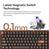 Keychron K2 HE Wireless Magnetic Switch Custom Keyboard - All-Wood Special Edition