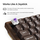 Keychron K2 HE Wireless Magnetic Switch Custom Keyboard - All-Wood Special Edition