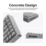 Keychron K2 HE Wireless Magnetic Switch Custom Keyboard - Concrete Edition (US ANSI Layout)