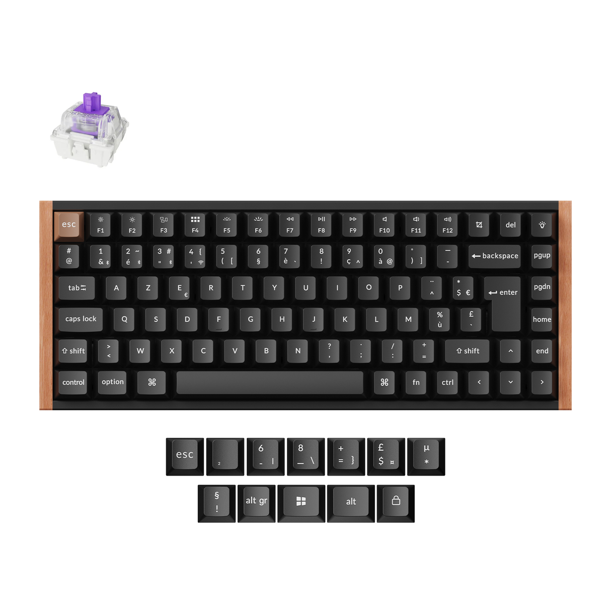 Keychron K2 HE Draadloos Magnetisch Schakelaar Aangepast Toetsenbord ISO-indeling Collectie