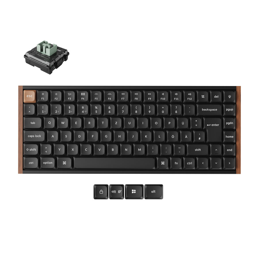 Keychron K3 HE draadloze aangepaste toetsenbordcollectie met magnetische schakelaars, ISO-indeling