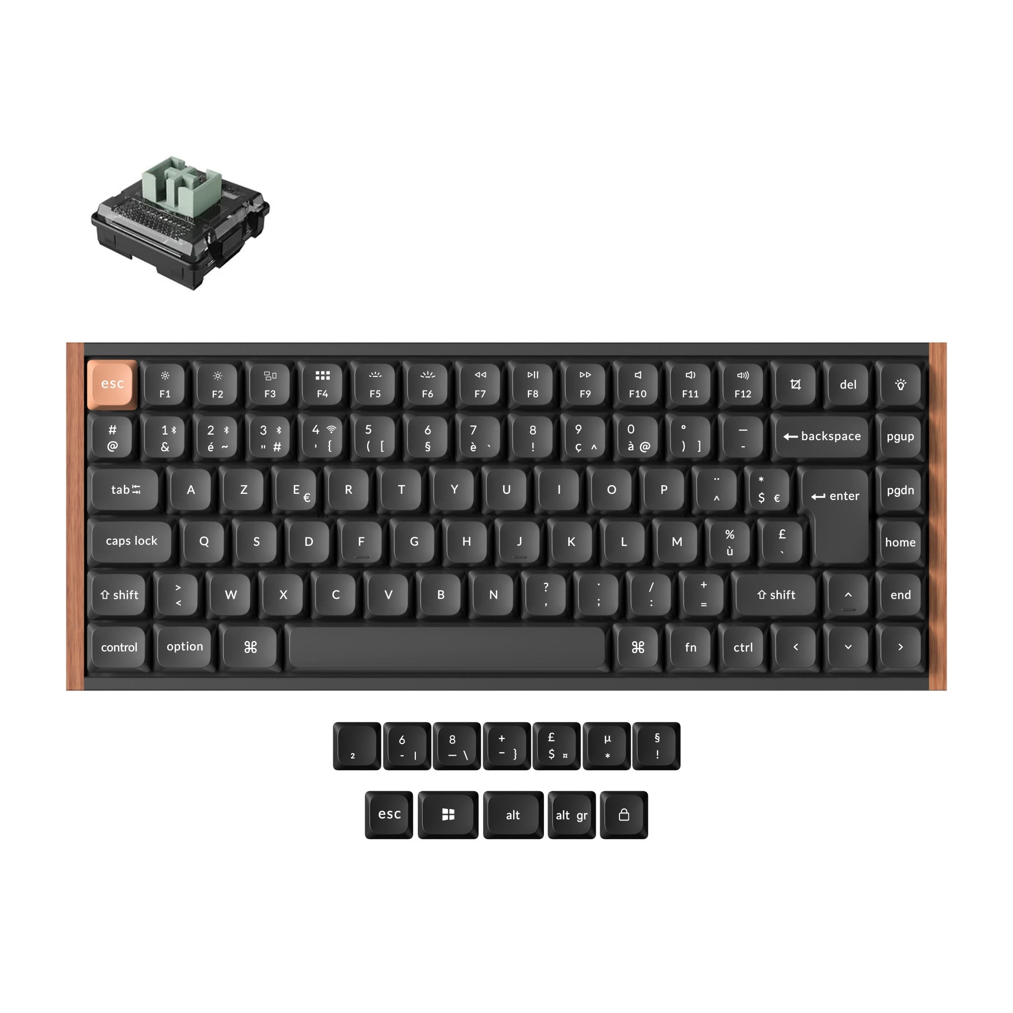 Keychron K3 HE Wireless Magnetic Switch Custom Keyboard ISO Layout Collection
